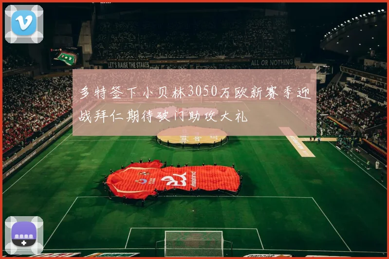 多特签下小贝林3050万欧新赛季迎战拜仁期待破门助攻大礼
